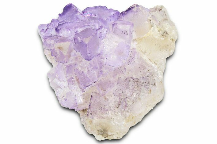 Purple Cubic Fluorite Crystal Cluster - Pakistan #361458